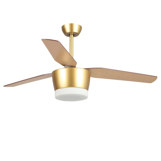 VENTILADOR DE TECTO LED KAWAI 18W OURO PRETO / FAIA