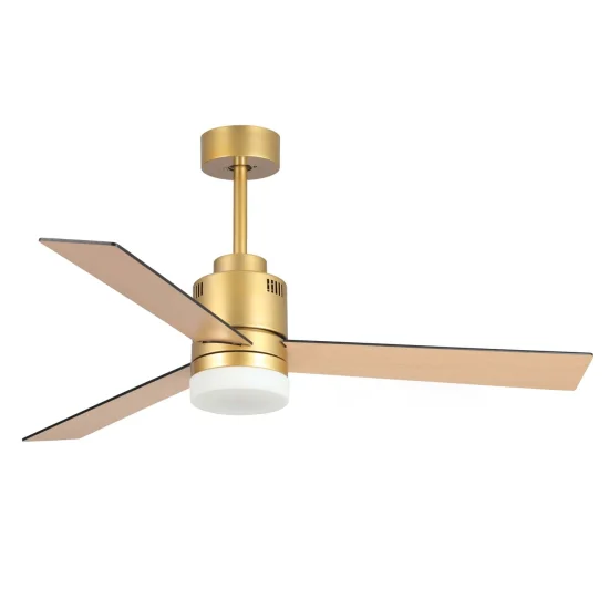 VENTILADOR DE TECTO LED 18W REGULÁVEL OURO PRETO / FAIA GODRIC