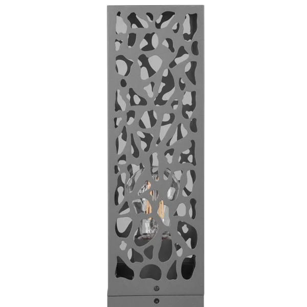 PÓLO EXTERIOR DE AÇO ANTRACITE E27 IP44 100 CM JACARANDA