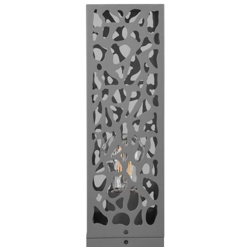 PÓLO EXTERIOR DE AÇO ANTRACITE E27 IP44 100 CM JACARANDA