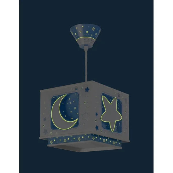 Candeeiro Infantil Lua Azul para bebês, meninas e meninos | Lúzete