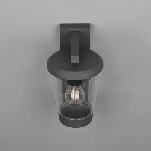 APLIQUE EXTERIOR ANTRACITA E27 IP44 COM SENSOR LOTUS