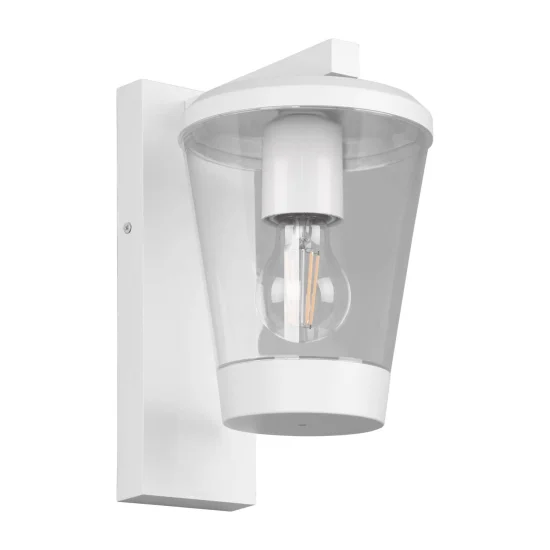 APLIQUE EXTERIOR BRANCO E27 IP44 LOTUS 2