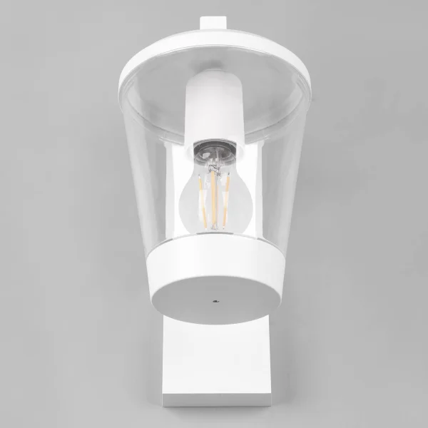 APLIQUE EXTERIOR BRANCO E27 IP44 LOTUS