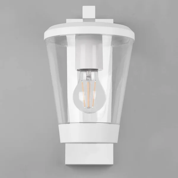 APLIQUE EXTERIOR BRANCO E27 IP44 LOTUS