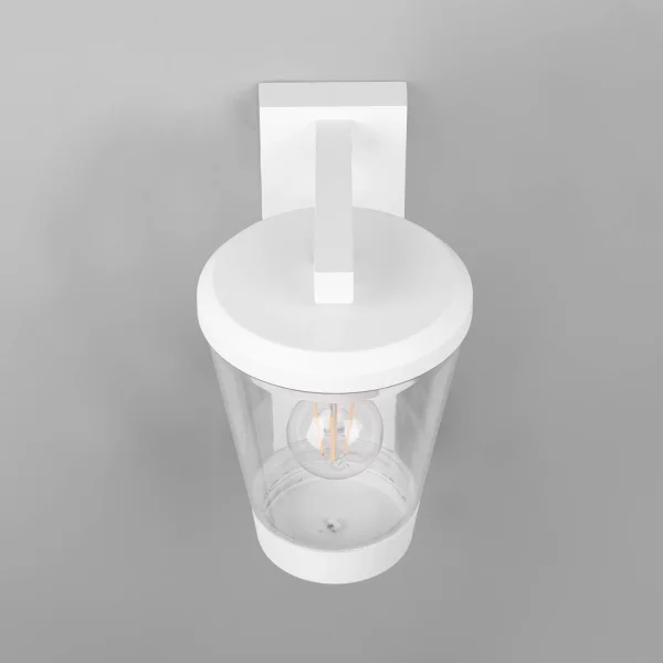 APLIQUE EXTERIOR BRANCO E27 IP44 LOTUS