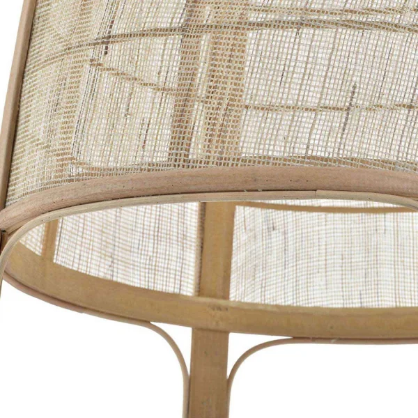 CANDEEIRO DE TECTO EM BAMBU E LINHO NATURAL KEIKO