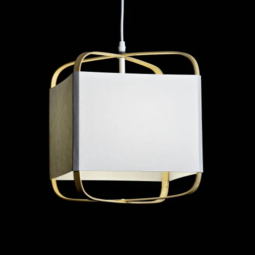 CANDEEIRO DE TECTO DE BAMBU Y POLIESTER NATURAL KIMO