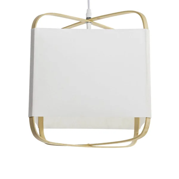 CANDEEIRO DE TECTO DE BAMBU Y POLIESTER NATURAL KIMO