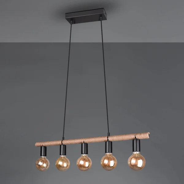 CANDEEIRO DE TECTO 5 LUZES DEWA