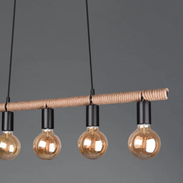 CANDEEIRO DE TECTO 5 LUZES DEWA