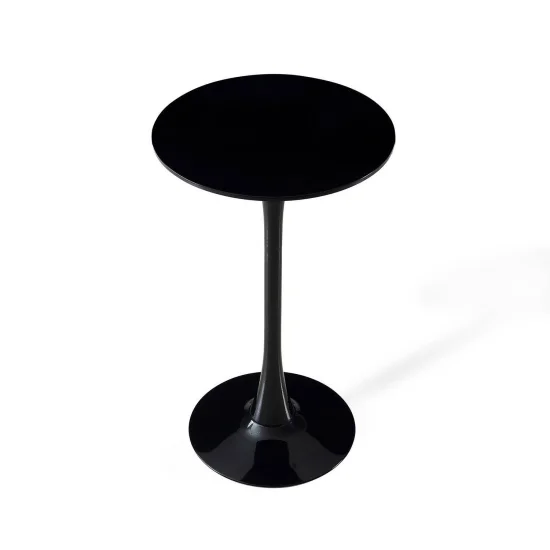 MESA ALTA SAN ANTONI Ø60 CM PRETA 2