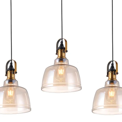 CANDEEIRO DE TECTO 3 LUZES FEBRUARY VIDRO CHAMPANHE BASE RECTANGULAR CANDEEIRO DE TECTO 3 LUZES FEBRUARY VIDRO CHAMPANHE BASE RECTANGULAR