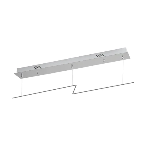 BASE RECTANGULAR 3 LUZES DE AÇO CROMADO BASE RECTANGULAR 3 LUZES DE AÇO CROMADO