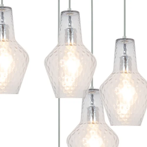 LÁMPARA DE TECHO 6 LUCES Ø 63 CM CROMO MAVERICK