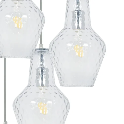 LÁMPARA DE TECHO 6 LUCES Ø 63 CM CROMO MAVERICK