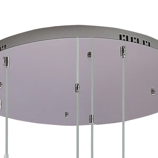 LÁMPARA DE TECHO 6 LUCES Ø 63 CM CROMO MAVERICK