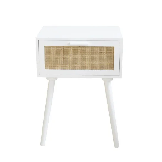 MESITA 1 CAJÓN BLANCA LEIF 2