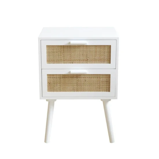 MESITA 2 CAJONES BLANCA LEIF 2