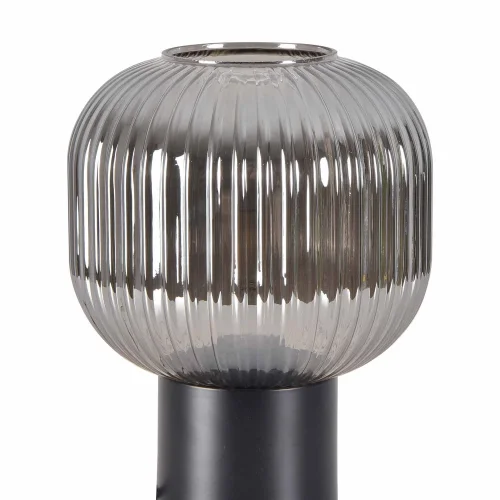 CANDEEIRO DE MESA COM ABAJUR FUMADO Ø20 E27 SHELBY