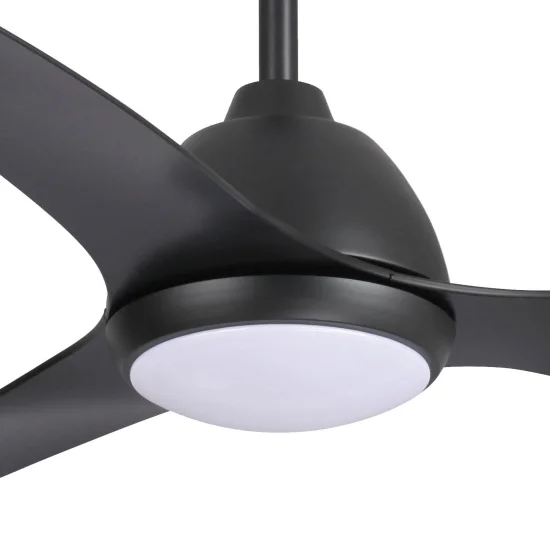 VENTILADOR DE TECTO LED 18 W REGULÁVEL PRETO LEIDE 2