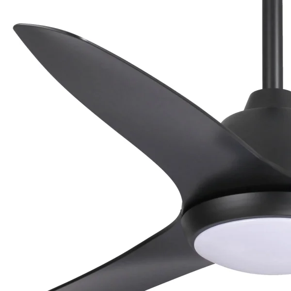 VENTILADOR DE TECTO LED 18 W REGULÁVEL PRETO LEIDE