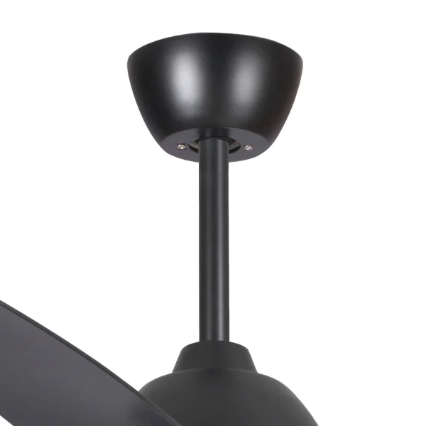 VENTILADOR DE TECTO LED 18 W REGULÁVEL PRETO LEIDE