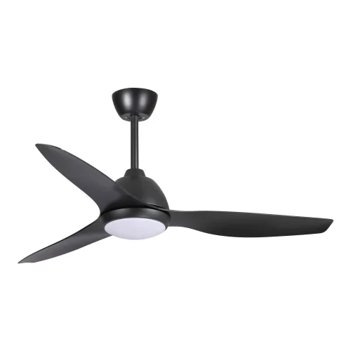 VENTILADOR DE TECTO LED 18 W REGULÁVEL PRETO LEIDE