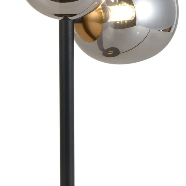 CANDEEIRO DE MESA 3 LUZES FERRO BRONZE/PRETO NICOLETTA CANDEEIRO DE MESA 3 LUZES FERRO BRONZE/PRETO NICOLETTA