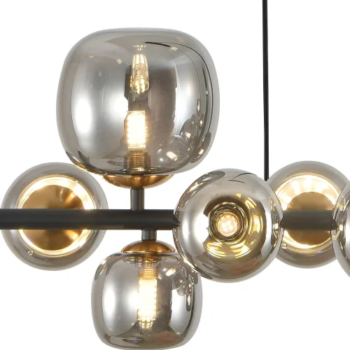 CANDEEIRO DE TECTO 10 LUZES FERRO BRONZE/PRETO NICOLETTA CANDEEIRO DE TECTO 10 LUZES FERRO BRONZE/PRETO NICOLETTA