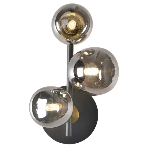 CANDEEIRO DE PAREDE 3 LUZES FERRO BRONZE/PRETO NICOLETTA CANDEEIRO DE PAREDE 3 LUZES FERRO BRONZE/PRETO NICOLETTA