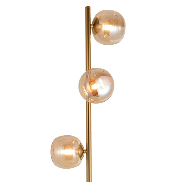 CANDEEIRO DE PÉ 3 LUZES FERRO DOURADO NICOLETTA CANDEEIRO DE PÉ 3 LUZES FERRO DOURADO NICOLETTA