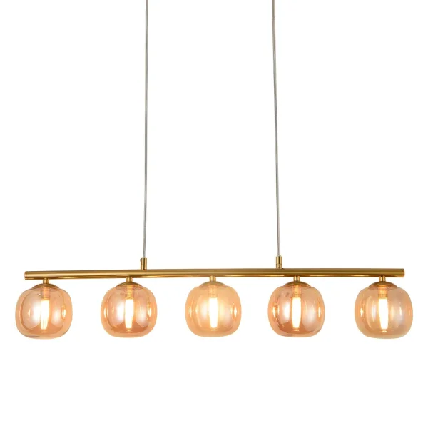 CANDEEIRO DE TECTO 5 LUZES FERRO DOURADO NICOLETTA CANDEEIRO DE TECTO 5 LUZES FERRO DOURADO NICOLETTA