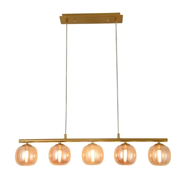 CANDEEIRO DE TECTO 5 LUZES FERRO DOURADO NICOLETTA CANDEEIRO DE TECTO 5 LUZES FERRO DOURADO NICOLETTA