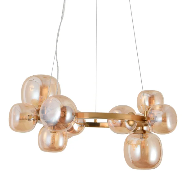 CANDEEIRO DE TECTO 11 LUZES FERRO DOURADO NICOLETTA CANDEEIRO DE TECTO 11 LUZES FERRO DOURADO NICOLETTA