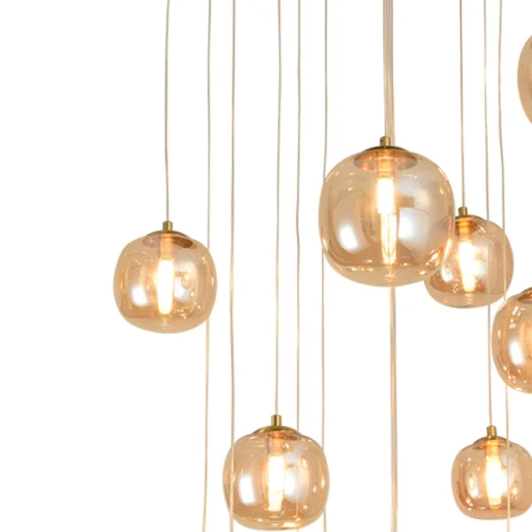 CANDEEIRO DE TECTO 16 LUZES FERRO PRETO/BRONZE NICOLETTA CANDEEIRO DE TECTO 16 LUZES FERRO PRETO/BRONZE NICOLETTA