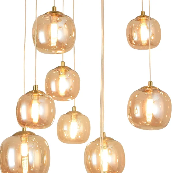 CANDEEIRO DE TECTO 16 LUZES FERRO PRETO/BRONZE NICOLETTA CANDEEIRO DE TECTO 16 LUZES FERRO PRETO/BRONZE NICOLETTA