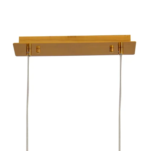 CANDEEIRO DE TECTO 4 LUZES FERRO DOURADO ABAJUR BRANCO NICOLETTA