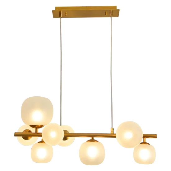 CANDEEIRO DE TECTO 8 LUZES FERRO BRONZE NICOLETTA 2