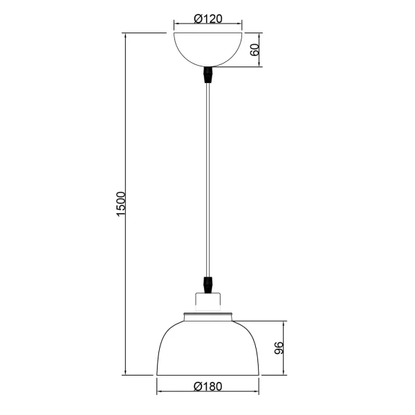 CANDEEIRO DE TECTO Ø 18CM PORTOBELLO CANDEEIRO DE TECTO Ø 18CM PORTOBELLO