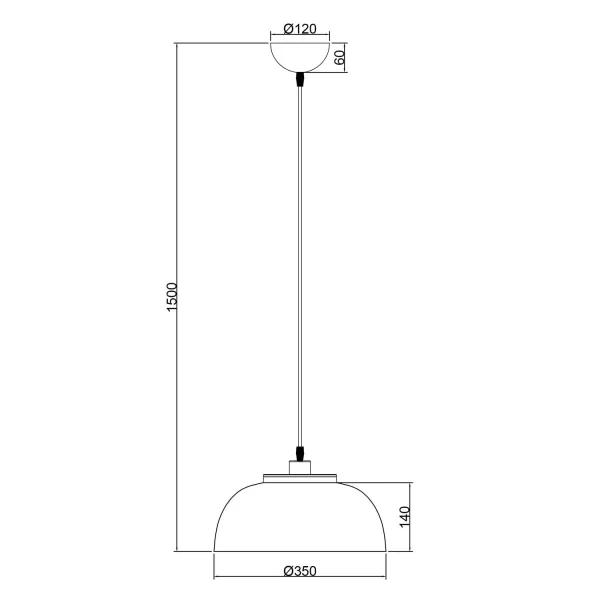 CANDEEIRO DE TECTO Ø 35CM PORTOBELLO CANDEEIRO DE TECTO Ø 35CM PORTOBELLO