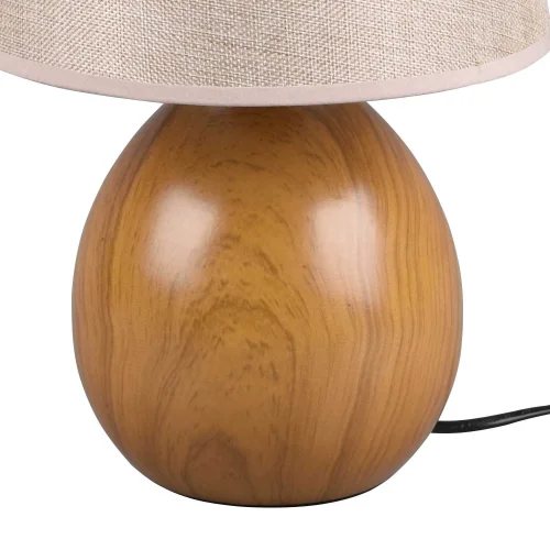 CANDEEIRO DE MESA SPLENDOUR 24CM IMITAÇÃO MADEIRA