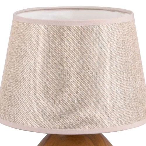 CANDEEIRO DE MESA SPLENDOUR 24CM IMITAÇÃO MADEIRA