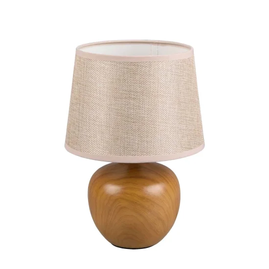 CANDEEIRO DE MESA SPLENDOUR 18CM IMITAÇÃO DE MADEIRA 2