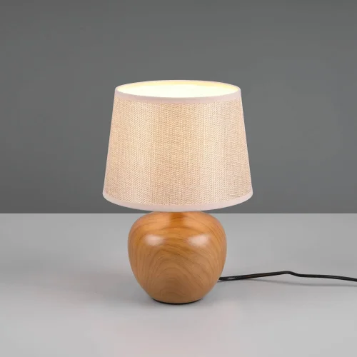 CANDEEIRO DE MESA SPLENDOUR 18CM IMITAÇÃO DE MADEIRA