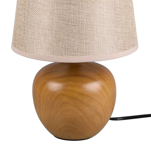 CANDEEIRO DE MESA SPLENDOUR 18CM IMITAÇÃO DE MADEIRA