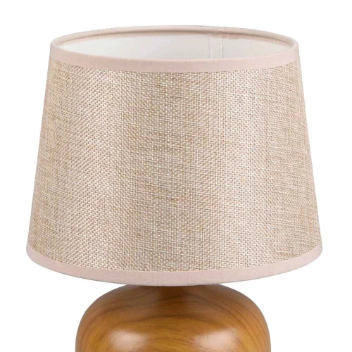 CANDEEIRO DE MESA SPLENDOUR 18CM IMITAÇÃO DE MADEIRA