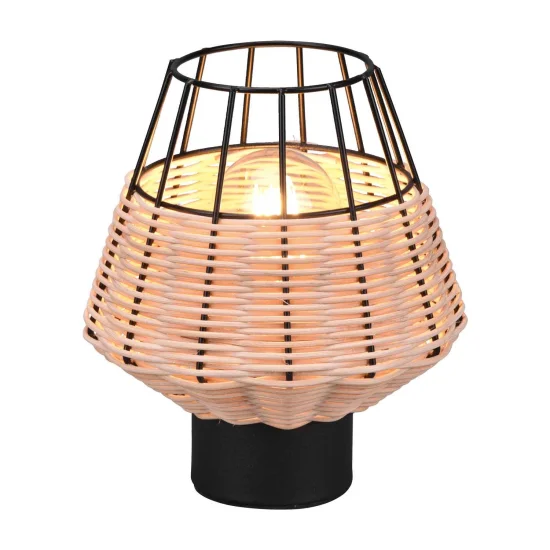 CANDEEIRO DE MESA EM ROTIM NATURAL GALADRIEL 2