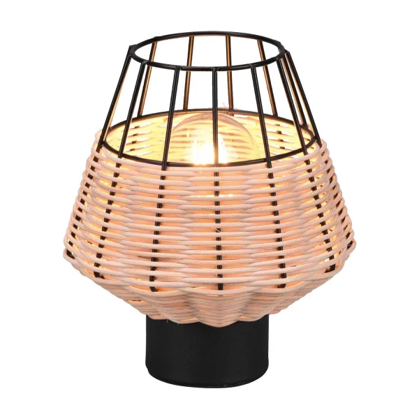 CANDEEIRO DE MESA EM ROTIM NATURAL GALADRIEL