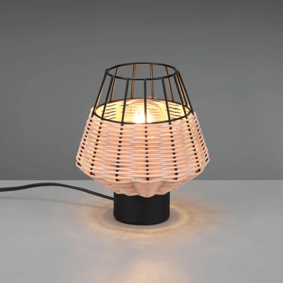 CANDEEIRO DE MESA EM ROTIM NATURAL GALADRIEL